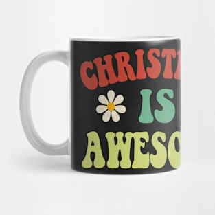 Groovy Christmas is Awesome Mug